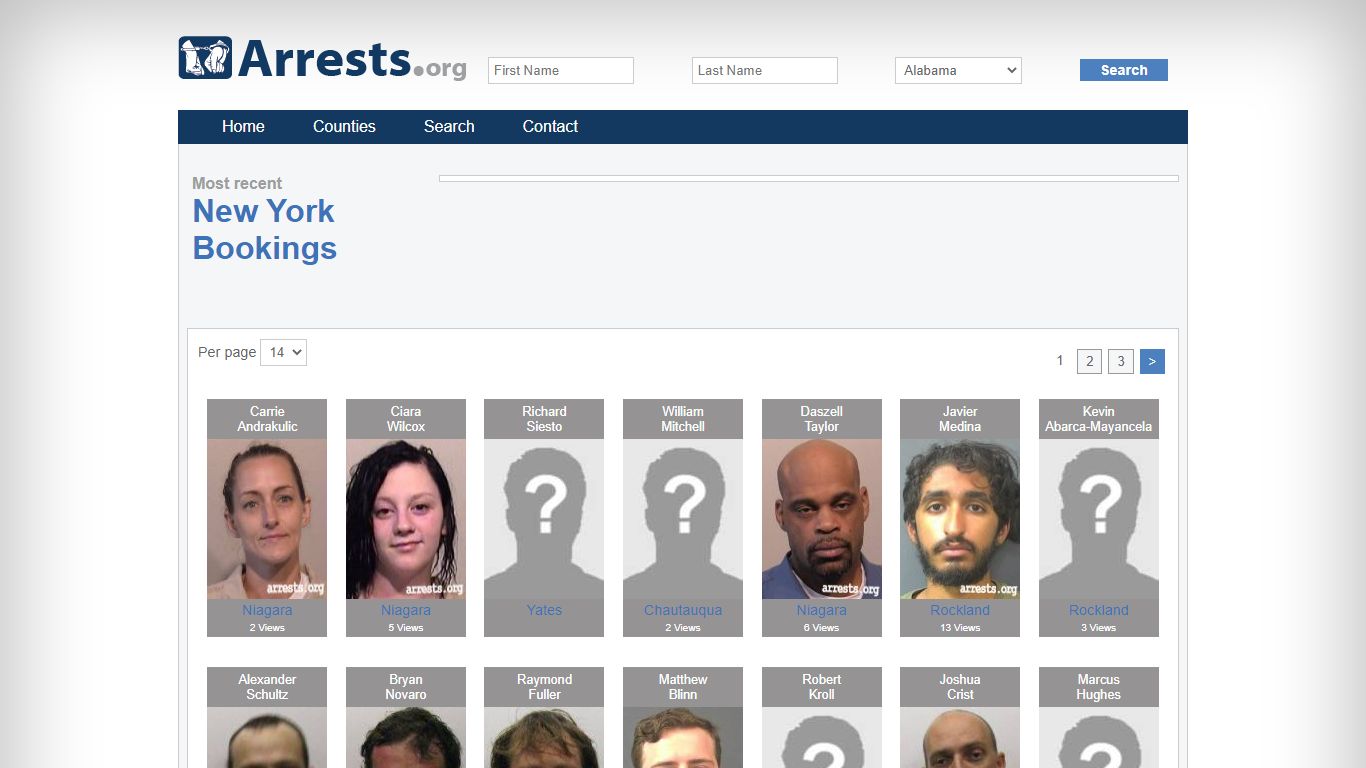 New York Arrests and Inmate Search